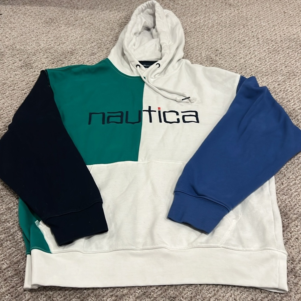 MEN’S NAUTICA COLOR-BLOCK HOODIE